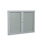 Ghent Vinyl Enclosed Bulletin Board, Satin Frame, 3'H x 4'W (PA23648VX-193)~#|#~sp44336741_sc7