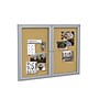 Ghent Cork Enclosed Bulletin Board, Satin Frame, 3'H x 4'W (PA23648K)~#|#~sp44336752_sc7
