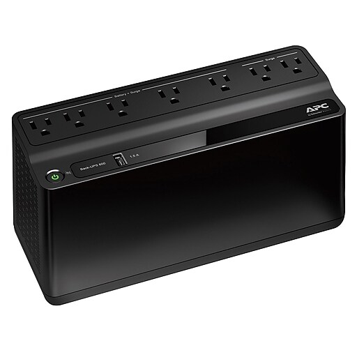 APC BackUPS BE Series 600VA Desktop Battery Backup & Surge Protector w