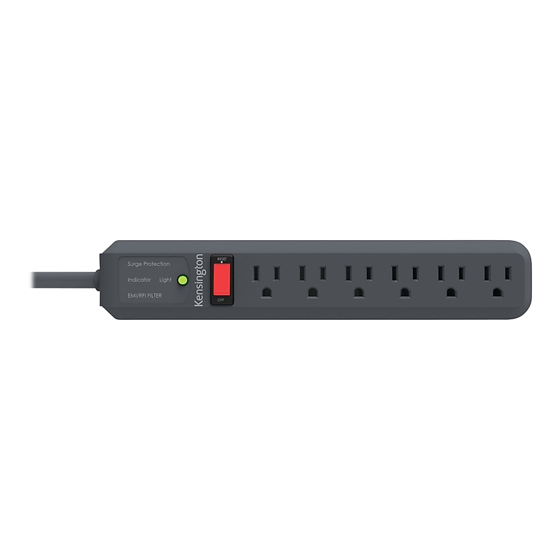 Kensington Guardian 6-Outlet Surge Protector, 15' Cord (K38215NA) image 1