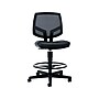 HON Volt Mesh Back SofThread Leather Computer and Desk Stool, Black (H5715.SB11.T)~#|#~sp44336823_sc7
