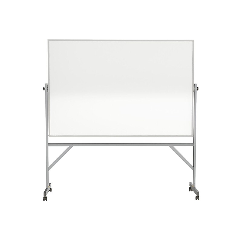 Ghent Porcelain Dry-Erase Whiteboard, Aluminum Frame, 6' x 4' (ARM1M146) image 1