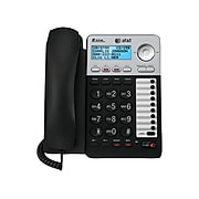 AT&T ML17929 2-Line Corded Phone, Black & Silver