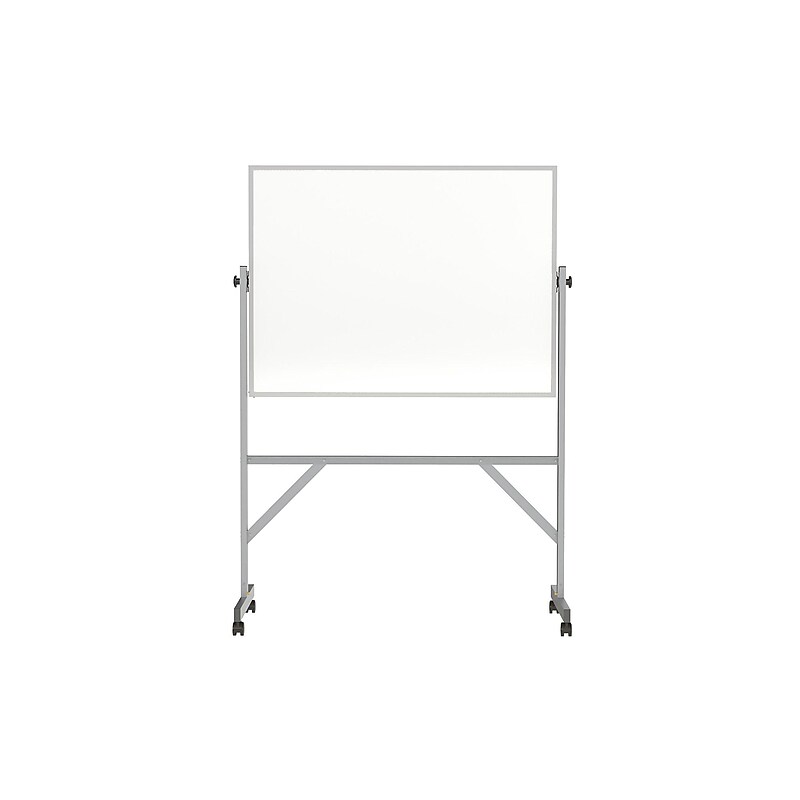 Ghent Melamine Dry-Erase Whiteboard, Aluminum Frame, 4' x 3' (ARMM34) image 1