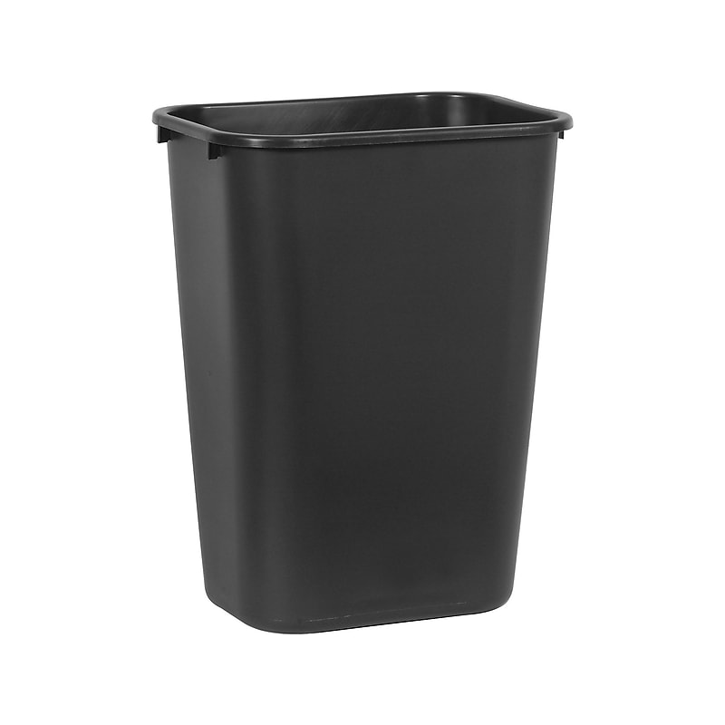 Rubbermaid Indoor Trash Can, Black Resin, 10.25 Gal. (FG295700BLA) image 1