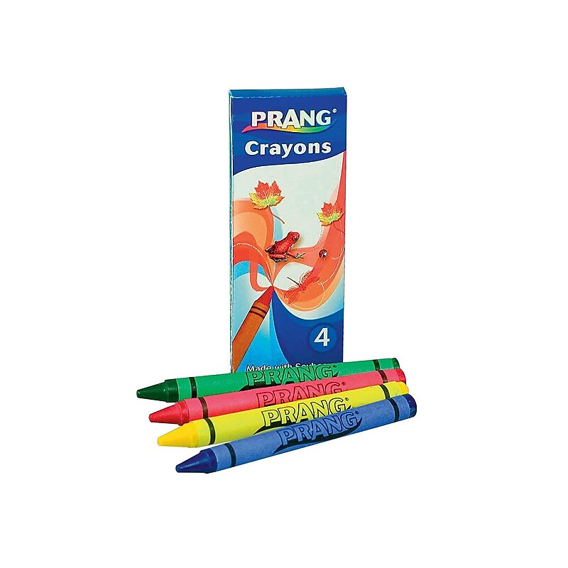 Prang Crayons, 4/Pack, 288 Packs/Carton (00150) image 1