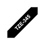 Brother P-touch TZe-345 Laminated Label Maker Tape, 3/4" x 26-2/10', White on Black (TZe-345)~#|#~sp44340722_sc7