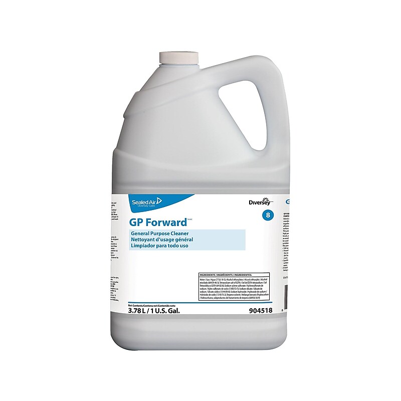 Diversey GP Forward All-Purpose Cleaner, Mild Citrus, 128 Oz., 4/Carton (904518) image 1