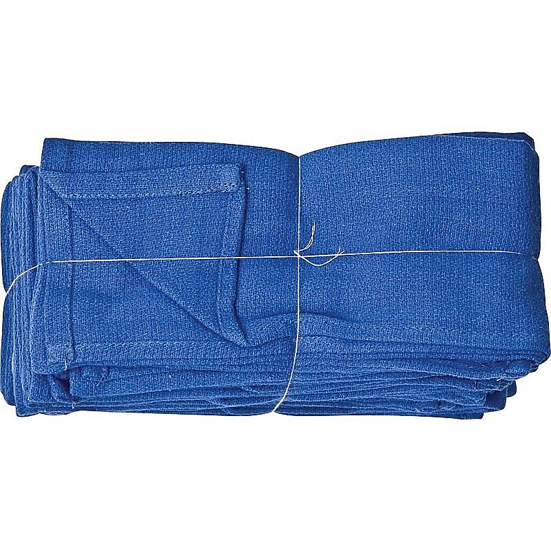 Monarch Brands Cotton Cleaning Wipers, 24" x 14", Blue, 50 Wipers/Box (N010-C67-10) image 1