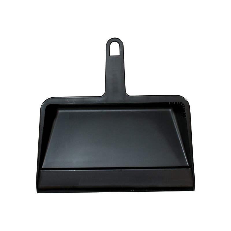 Impact Value-Plus 12" Plastic Dustpan, Black (710) image 1