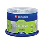 Verbatim DataLifePlus 95159 12x CD-RW, Silver Inkjet Printable, 50/Pack (VER95159)~#|#~sp44340888_sc7