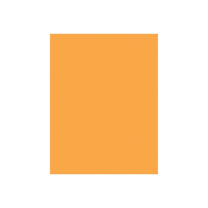 Pacon Multi-Purpose Paper, 8.5"W x 11"L, Hyper Orange, 500/Ream (102218) image 1