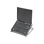 Safco Onyx 12.25"W x 12.25"D Steel Mesh Laptop Stand, Black (2161BL)~#|#~sp44340907_sc7
