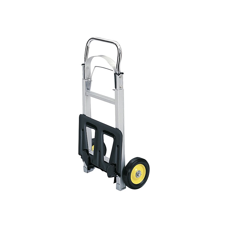 Safco Hide-Away Collapsible Hand Truck, 250 lbs., Gray/Black (4061) image 1