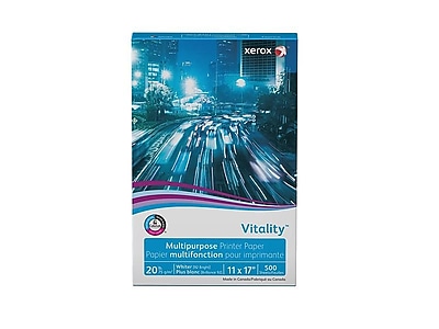 Xerox Vitality 11″ x 17″ Multipurpose Paper, 20 lbs., 92 Brightness, 500 Sheets/Ream (3R3761) Simolary simolary.com