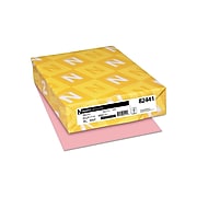 ExactVellum Bristol Cardstock Paper, 67 lbs., 8.5" x 11", Pink, 250/Pack (82441)