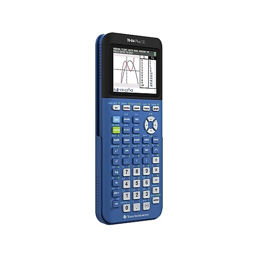 Texas Instruments TI84 CE Color Screen Graphing Calculator, Dark Blue Staples