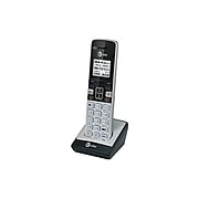 AT&T TL86003 Handset Cordless Telephone, Silver/Black