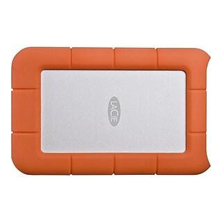 LaCie Rugged 4TB USB 3.0 External Hard Drive, Orange (STFR4000800