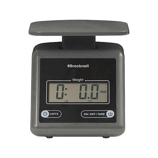 Brecknell Digital Postal Scale, 7 lb. Capacity (PS 7 GRAY) Staples
