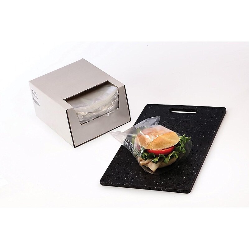 7"W x 7"L Flip Top Sandwich Bag 0.8 Mil, 2000/Carton , (PBFL6680) image 1