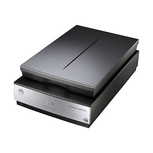 Epson Perfection V850 Pro B11B224201 Flatbed Scanner, Gray/Silver Staples