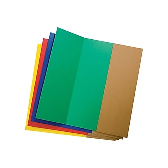 Pacon Corrugated Presentation Boards, 4' x 3', Assorted Colors, 4/Carton (37654)