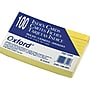 Oxford Ruled 3" x 5" Index Cards, Lined, Canary, 100/Pack (OXF 7321 CAN)~#|#~sp44341826_sc7