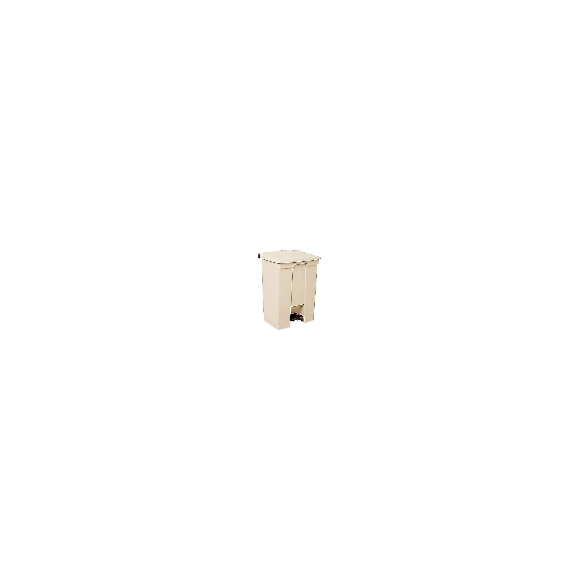 Rubbermaid Indoor Step Trash Can, Beige Plastic, 18 Gal. (FG614500BEIG) Sansujyuku sansujyuku.com