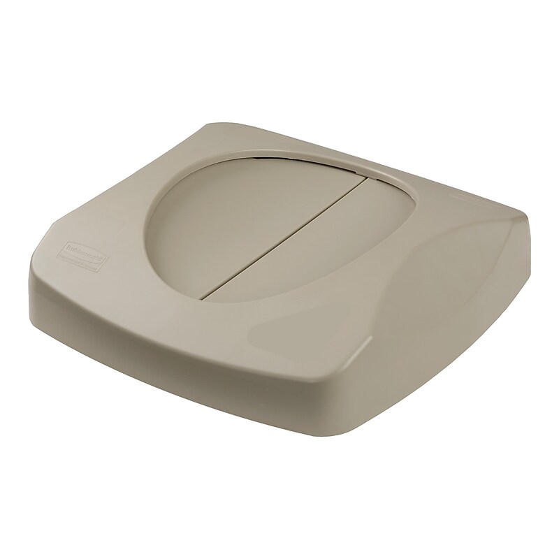 Rubbermaid Untouchable Indoor Lid, Beige Polystyrene, 23 Gal. (FG268988BEIG) image 1