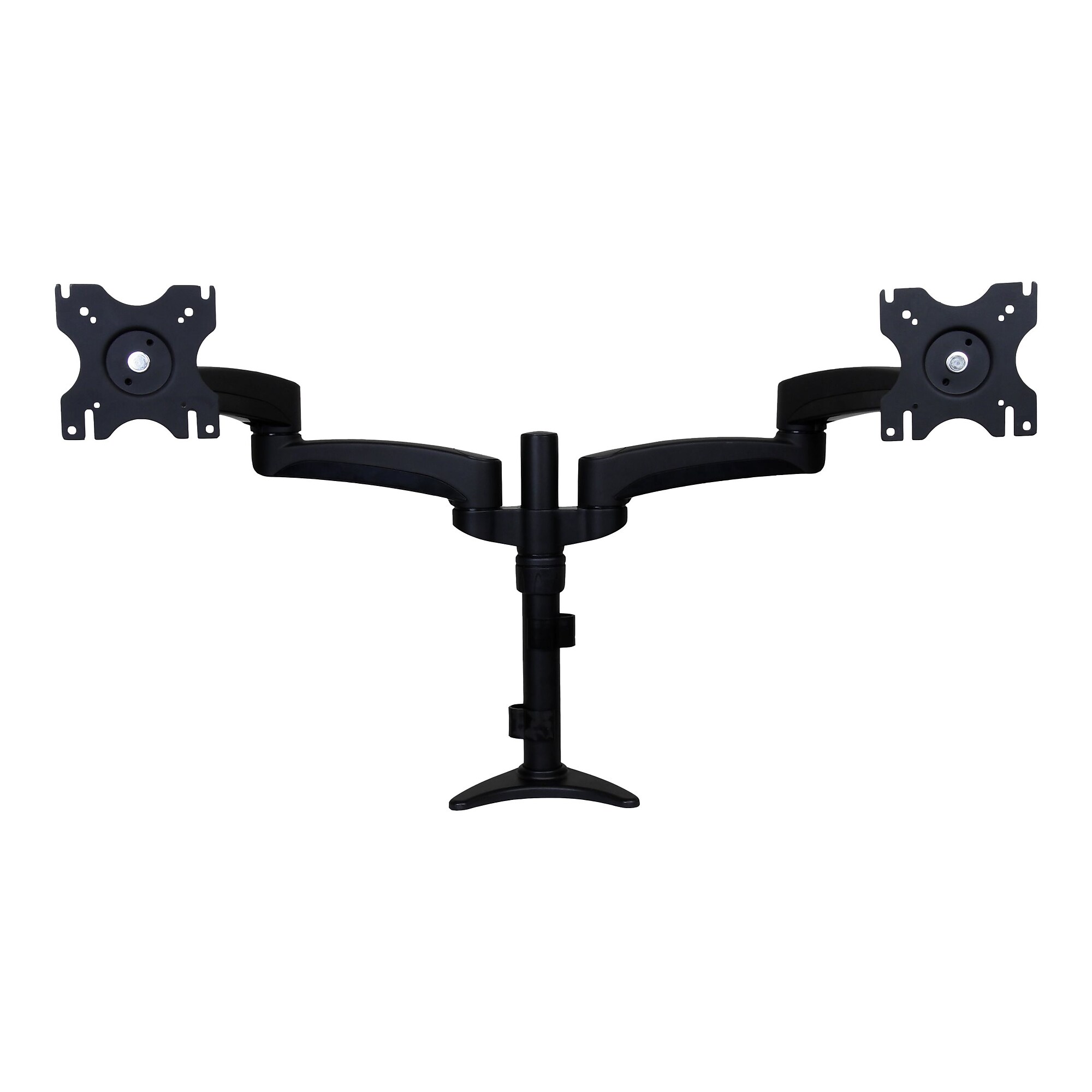 StarTech Dual Monitor Arm Monitor Arm, Up to 24″ Monitor, Black (ARMDUAL) Simolary simolary.com