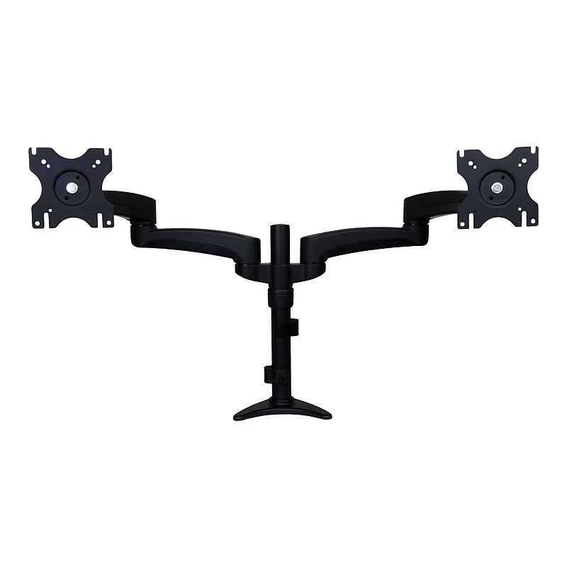 StarTech Dual Monitor Arm Monitor Arm, Up to 24" Monitor, Black (ARMDUAL) image 1
