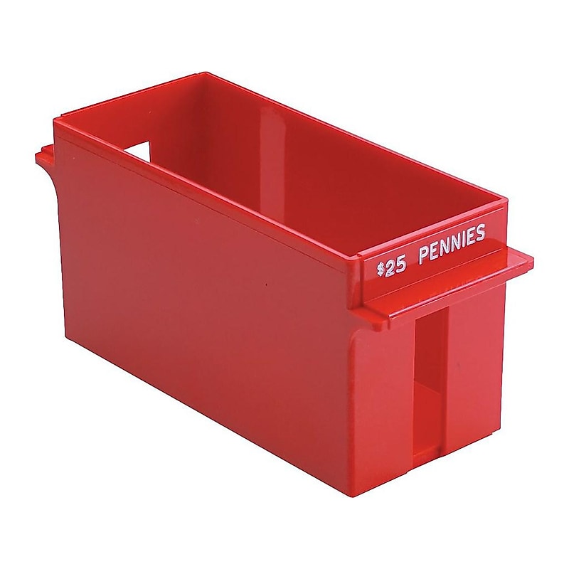 MMF Industries Porta-Count Coin Tray, Red (212070107) image 1