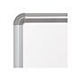 Best-Rite Magne-Rite Steel Dry-Erase Whiteboard, Anodized Aluminum Frame, 4' x 4' (219PD)~#|#~sp44342181_sc7