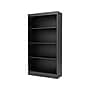South Shore Axess 4-Shelf Bookcase, Pure Black (7270767)~#|#~sp44342208_sc7
