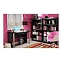 South Shore Axess 4-Shelf Bookcase, Pure Black (7270767)~#|#~sp44342210_sc7