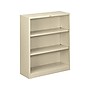 HON Brigade 3-Shelf 41"H Bookcase, Putty Steel(HS42ABCL)~#|#~sp44342214_sc7