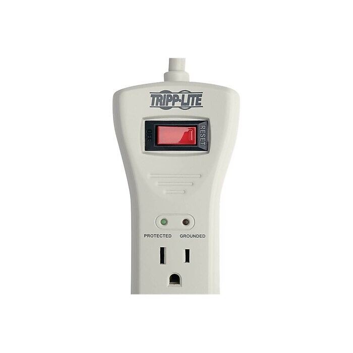 Tripp Lite Protect It! 7-Outlet Surge Protector, 7' Cord, Light