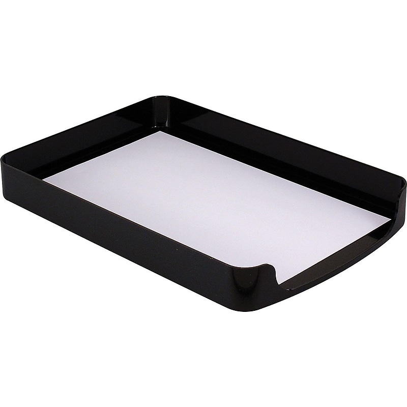 Officemate 2200 Series Front Loading Legal Tray,  Black (22242) image 1