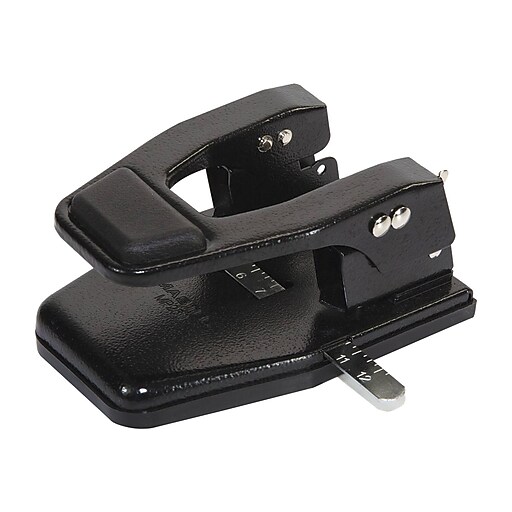 Master 2Hole Punch, 40 Sheet Capacity, Black (MP250) Staples