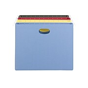 Smead Hanging File Folders, 3-1/2" Expansion, Letter Size, Assorted Colors, 4/Pack (64291)