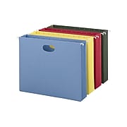Smead Hanging File Folders, 3-1/2" Expansion, Letter Size, Assorted Colors, 4/Pack (64291)