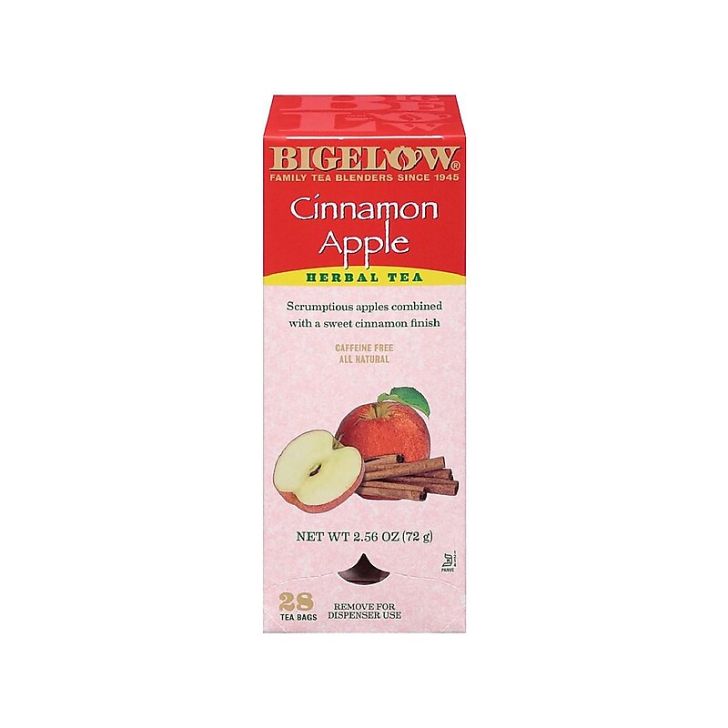 Bigelow Cinnamon Apple Herbal Tea Bags, 28/Box (11397) image 1