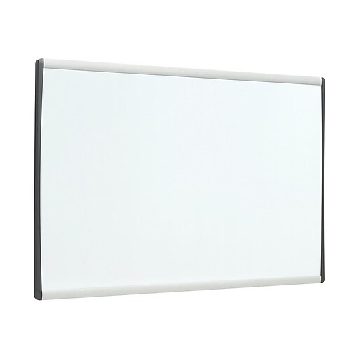 Quartet Arc Cubicle Painted Steel DryErase Whiteboard, Aluminum Frame