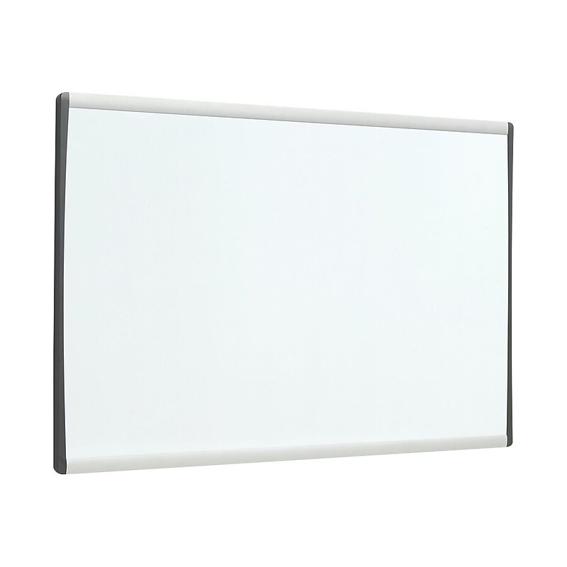 Quartet Arc Cubicle Painted Steel Dry-Erase Whiteboard, Aluminum Frame, 1' x 1' (ARC1411) image 1