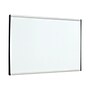 Quartet Arc Cubicle Painted Steel Dry-Erase Whiteboard, Aluminum Frame, 1' x 1' (ARC1411)~#|#~sp44342644_sc7