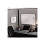 Quartet Arc Cubicle Painted Steel Dry-Erase Whiteboard, Aluminum Frame, 1' x 1' (ARC1411)~#|#~sp44342647_sc7