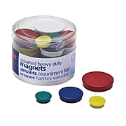 OIC Heavy Duty Magnets/Clips,  Assorted color,  30/Pack (92501)