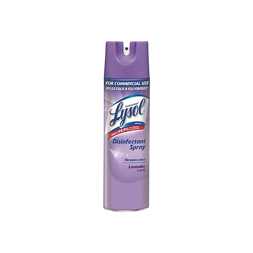 Professional LYSOL® Disinfectant Spray Lavender Scent, 19 oz. at Staples