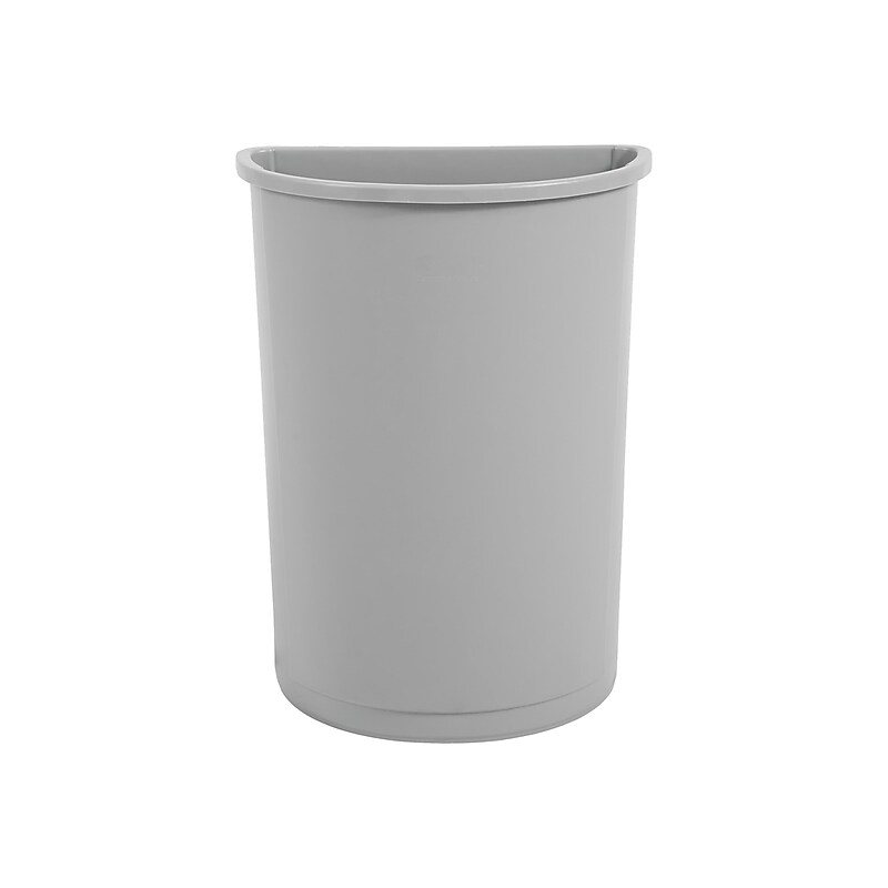 Rubbermaid Untouchable Indoor, Outdoor Trash Can w/ no Lid, Gray Polyethylene, 21 Gal. (FG352000GRAY) image 1